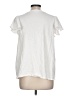Isabel 100% Cotton Ivory Short Sleeve Top Size L - photo 2