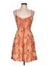 Roxy 100% Viscose Paisley Orange Cocktail Dress Size 12 - photo 1
