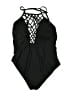Venus Solid Black One Piece Swimsuit Size 14 - photo 2