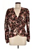 Express Brown Long Sleeve Blouse Size M - photo 1