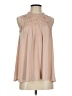 Ann Taylor Tan Sleeveless Blouse Size S - photo 1