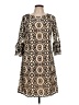 Taylor Paisley Brown Cocktail Dress Size 10 - photo 1