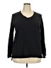 St. John's Bay 100% Cotton Black Pullover Sweater Size XXL - photo 1