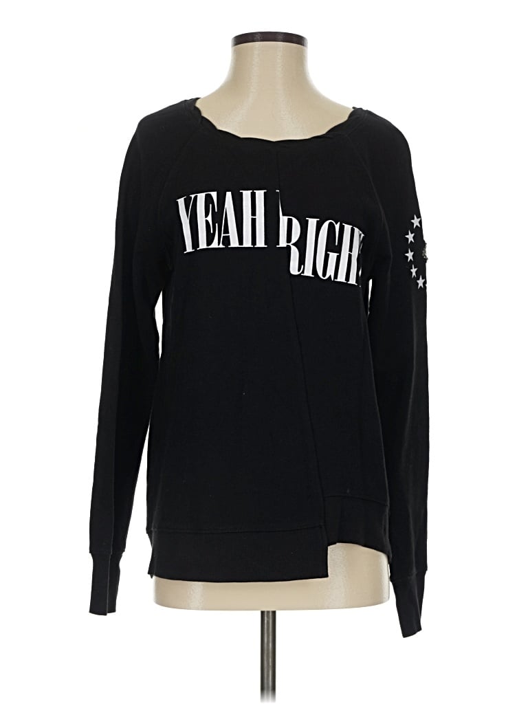 Pre-owned Pam & Gela Sweatshirt In Black