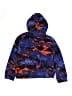 Rockets of Awesome 100% Polyester Print Blue Pullover Hoodie Size 10 - photo 2