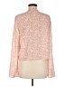 Pink Lily 100% Polyester Orange Long Sleeve Blouse Size M - photo 2