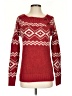 Lole Chevron-herringbone Red Pullover Sweater Size S - photo 1