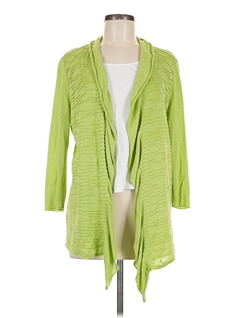 Pre-owned Lafayette 148 Cardigan Sweater In Green