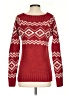 Lole Chevron-herringbone Red Pullover Sweater Size S - photo 2