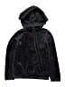 Old Navy 100% Polyester Black Zip Up Hoodie Size 8 - photo 2