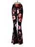 Unbranded Floral Black Dress Pants Size M - photo 1