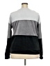 Berkley Jensen Color Block Gray Sweatshirt Size 2X - photo 2