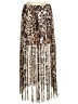 P.S. Kate Animal Print Brown Casual Skirt Size 1X - photo 2