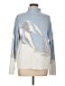 Rachel Zoe TJX Print Silver Pullover Sweater Size L - photo 1