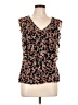 Elle Black Sleeveless Blouse Size L - photo 1