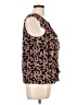 Elle Black Sleeveless Blouse Size L - photo 4