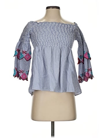 Ann Taylor LOFT 3/4 Sleeve Blouse (view 1)