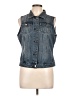 Allegra K Blue Denim Vest Size L - photo 1