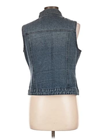 Allegra K Denim Vest (view 2)