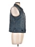Allegra K Blue Denim Vest Size L - photo 4