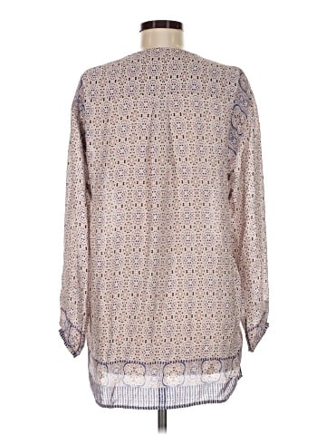 Vince. Long Sleeve Silk Top (view 2)