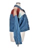 Forever 21 Plus Color Block Blue Denim Jacket Size 3X Plus - photo 4