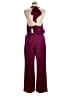 Express 100% Polyester Solid Burgundy Jumpsuit Size M - photo 2