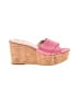 Vince Camuto Pink Wedges Size 8 1/2 - photo 1