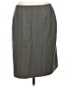 Alia Plaid Gray Formal Skirt Size 12 - photo 1