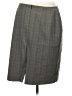 Alia Plaid Gray Formal Skirt Size 12 - photo 2
