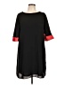 BCBGMAXAZRIA 100% Polyester Color Block Black Casual Dress Size L - photo 1
