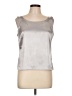 Sag Harbor 100% Polyester Silver Sleeveless Blouse Size 12 - photo 1