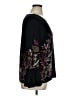 Chico's 100% Cotton Floral Black Pullover Sweater Size XL (3) - photo 4