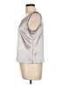 Sag Harbor 100% Polyester Silver Sleeveless Blouse Size 12 - photo 5