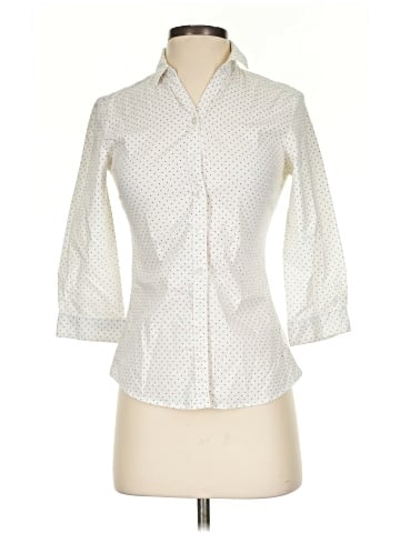 Allen Solly 3/4 Sleeve Button-Down Shirt (view 1)