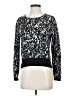 BOSS by HUGO BOSS Print Black Pullover Sweater Size S - photo 1