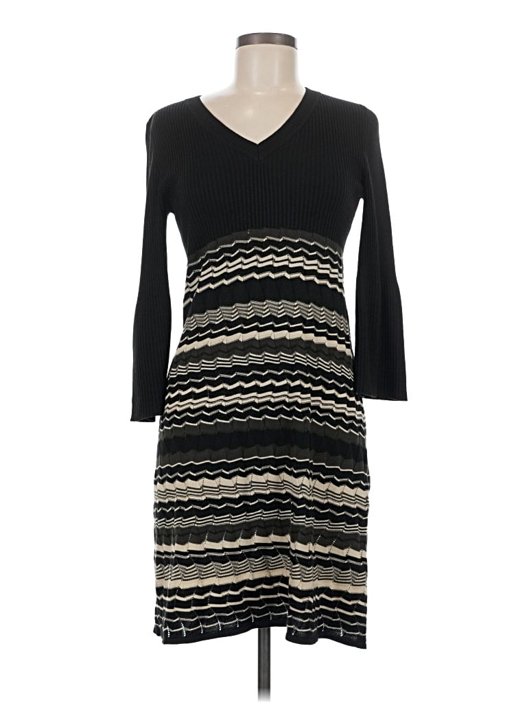 Pre-owned Evan Picone Casual Dress In Black