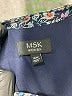 MSK 100% Polyester Print Blue Casual Dress Size 16 - photo 7