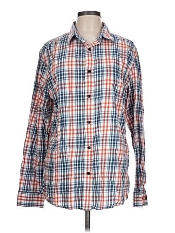 Banana Republic Factory Store Long Sleeve Button-Down Shirt (view 1)