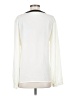 Monteau 100% Polyester Ivory Long Sleeve Blouse Size S - photo 2