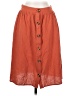 Shein Solid Orange Casual Skirt Size S - photo 1
