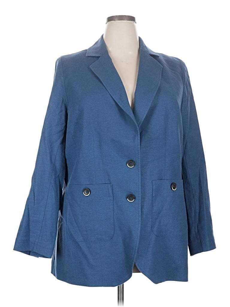 Pre-owned Universal Standard Blazer Jacket In Blue