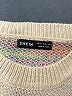 Shein 100% Acrylic Hearts Ivory Pullover Sweater Size 6 - photo 7