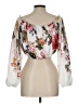 Shein 100% Polyester Ivory 3/4 Sleeve Blouse Size 12 - photo 2