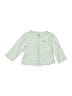 First Moments 100% Cotton Green Long Sleeve Top 3-6 MO / 6 MO - photo 1