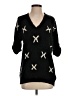 Liz Claiborne Stars Black Pullover Sweater Size S - photo 1