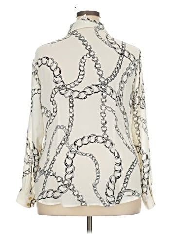 INC International Concepts Long Sleeve Blouse (view 2)