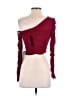 Lulus Burgundy 3/4 Sleeve Blouse Size S - photo 2
