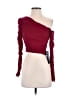Lulus Burgundy 3/4 Sleeve Blouse Size S - photo 1