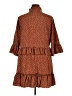 Unbranded 100% Polyester Brown Casual Dress Size XL - photo 2